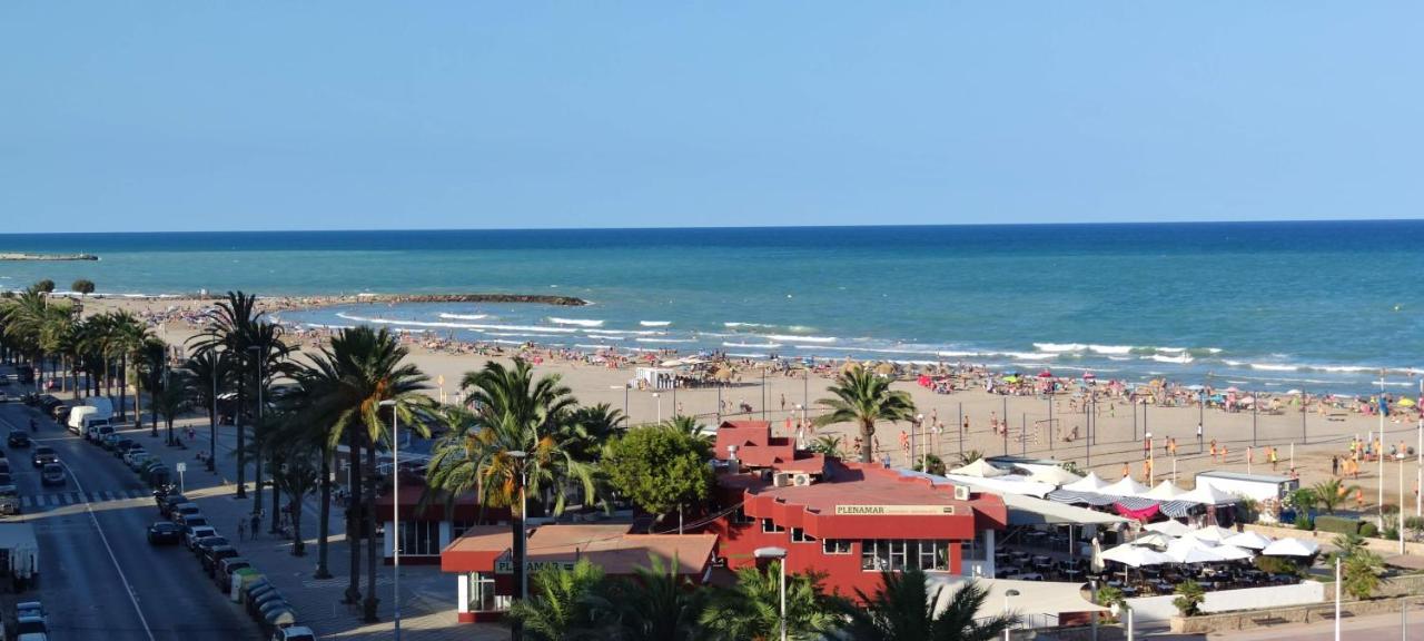 Apartamento Vistas Espectaculares 1ª Linea Playa, Wifi, Ascensor Sagunto Exterior foto